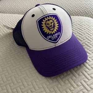 Orlando City Purple and White Cap